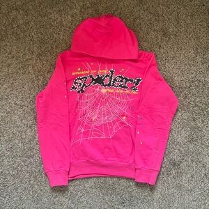 Pink Sp5der Punk Hoodie
